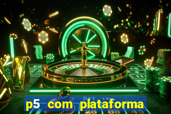 p5 com plataforma de jogos